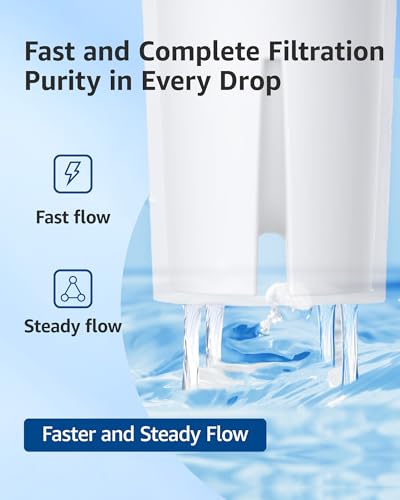 Waterspecialist Brita Pitcher Water Filter Replacement - 3 Pack