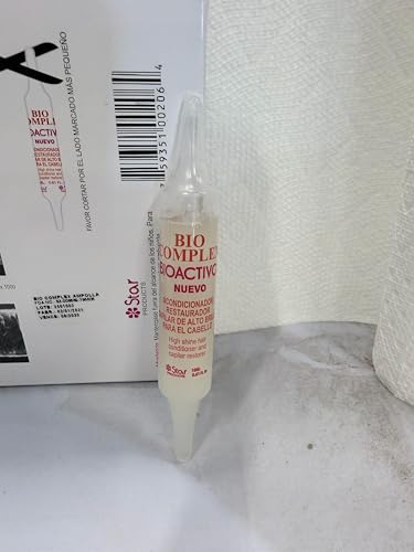 Bio Complex Bioactivo High Shine Hair Conditioner Ampoules, 3 Pack