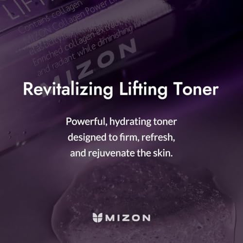 MIZON Collagen Power Lifting Toner 4.06 oz for Skin Tightening & Wrinkle Care