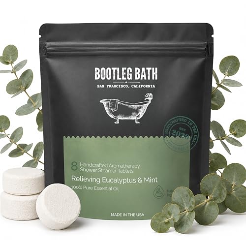 Eucalyptus Mint Shower Steamers - 8 Pack Aromatherapy Tablets