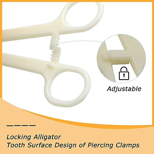 TONBAO Disposable Septum Piercing Clamps - 25pcs Professional Body Jewelry Tools