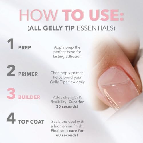Kiara Sky Builder Gel - Long-Lasting Soak Off Nail Gel, 0.5 fl oz