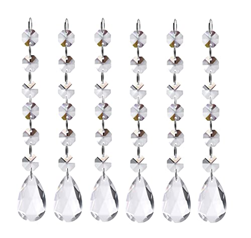 30PCS Clear Acrylic Crystal Beads for Wedding & Christmas Decor