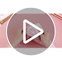 Coume 6 Pcs Pink Bow Washcloths - 100% Cotton, 13x13