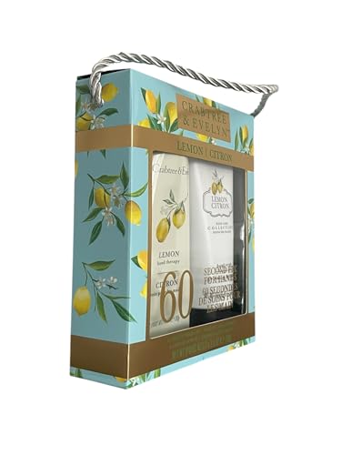Crabtree & Evelyn Lemon Citron Hand Cream & Scrub Set - 3.5oz