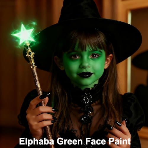 Green Face Paint Stick - Waterproof for Sports & Cosplay
