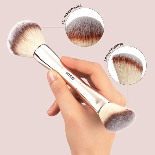 KISS New York Professional Dual Ended Powder Brush for Face Contouring