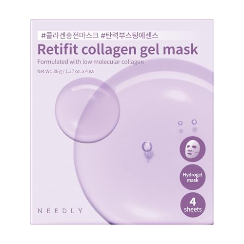 NEEDLY Retifit Collagen Gel Mask - Deep Hydration & Firming (4 Sheets)