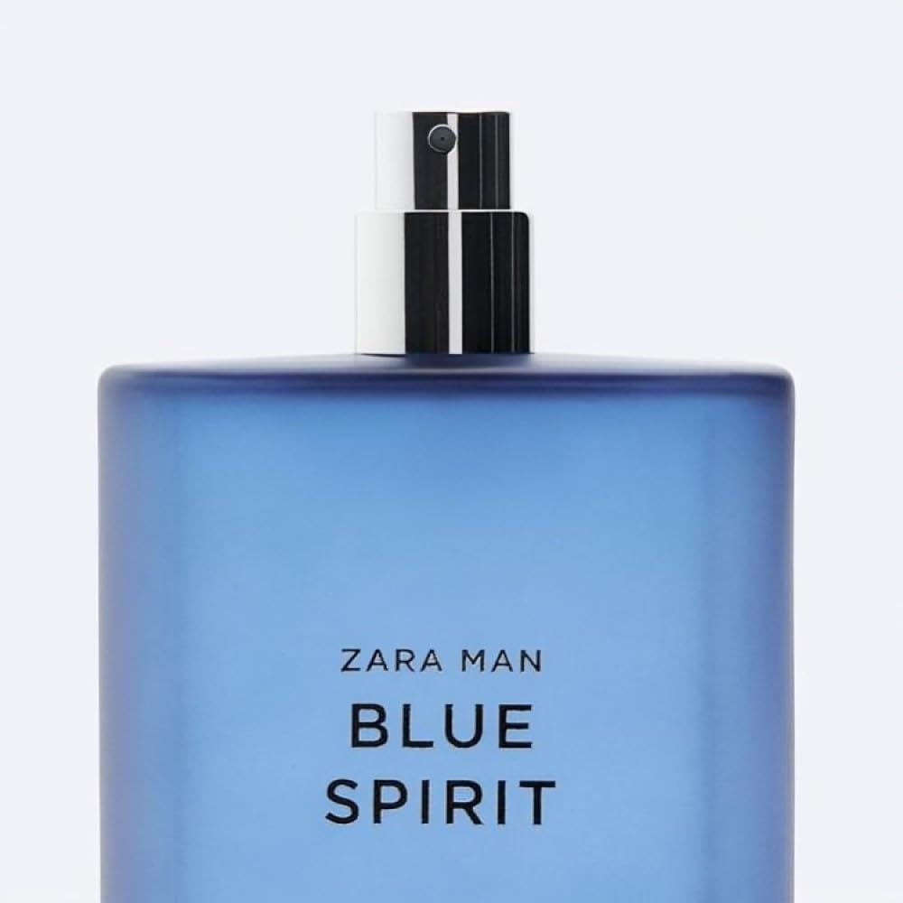 Zara Man Blue Spirit Cologne for Men EDT Eau De Toilette 90 ML (3.04 FL OZ)