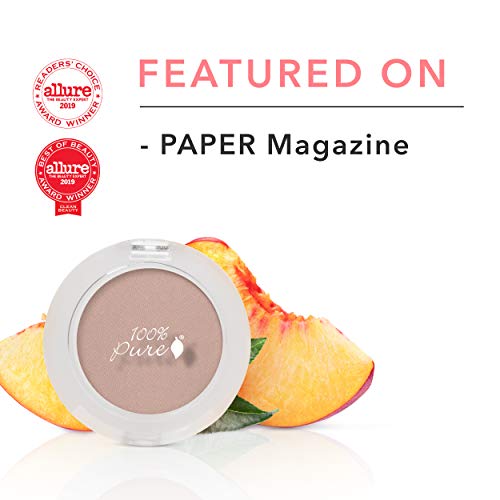 100% PURE Fruit Pigmented Pressed Powder Eye Shadow - Flax Seed, 0.07 oz