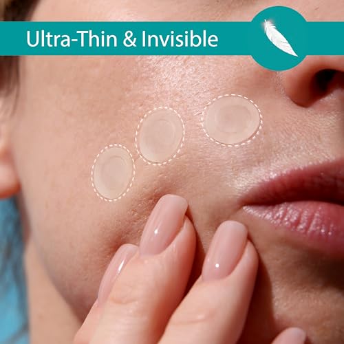 Lycheco Invisible Hydrocolloid Pimple Patches - 96 Count for Acne Spot Treatment