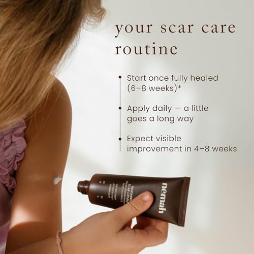 Nemah Restorative Scar Treatment, C Section Recovery, Scar Cream for Surgical Scars, Ideal to Reduce the C Section and Acne Marks, Dermatologist Approved, Antioxidant Rich, Vegan Formula, 1 oz