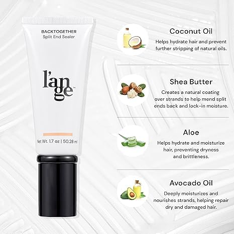 L'ANGE HAIR Backtogether Split End Sealer - Leave-In Conditioner for Frizz Control & Repair - 1.7 oz