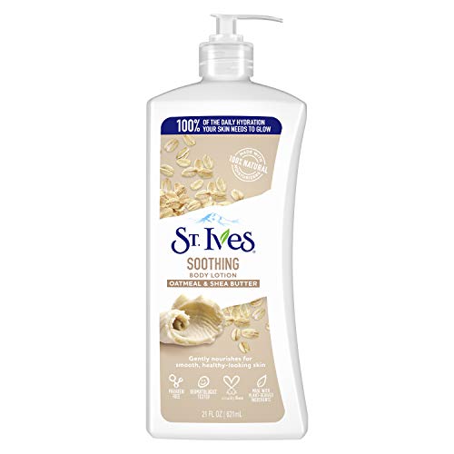 St. Ives Soothing Oatmeal & Shea Butter Lotion 21 Fl Oz - Dry Skin Moisturizer