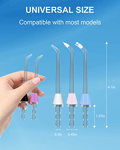 MySmile 10-Piece Oral Irrigator Nozzle Set for Waterpik & Mocel
