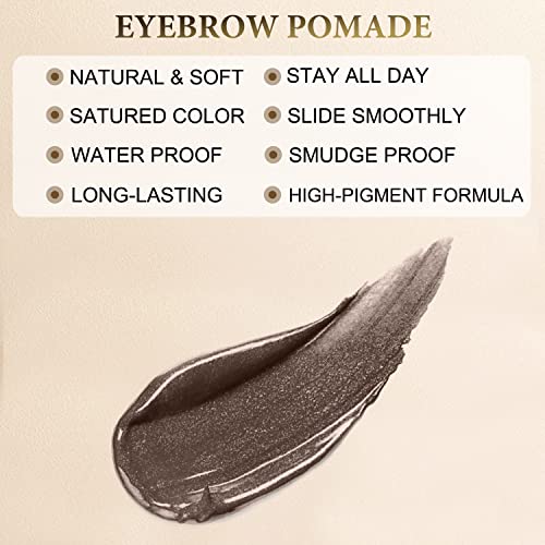 LAVONE Waterproof Eyebrow Pen Kit - 4-in-1 Brow Makeup Set