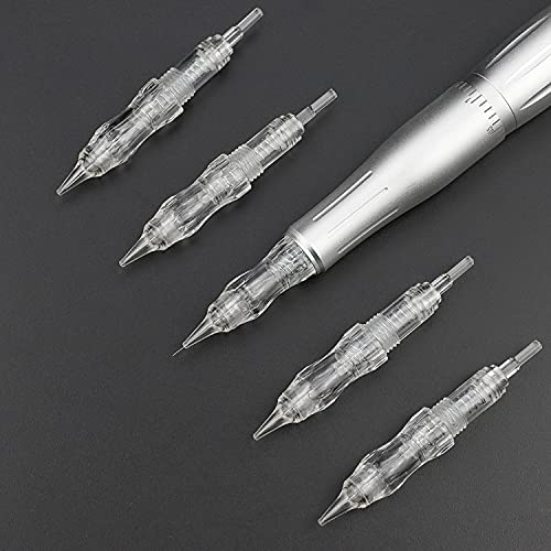 BIOMASER 10PCS 1R-0.18MM Sterilized Permanent Makeup Needles