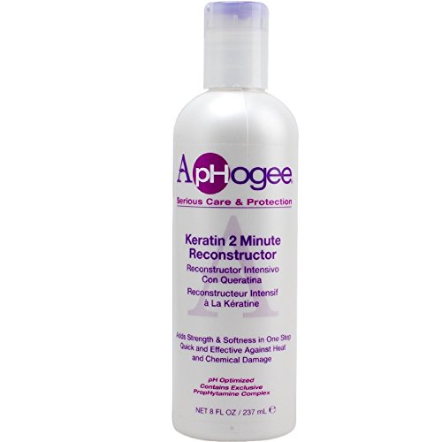 Aphogee Keratin 2 Minute Reconstructor with Green Tea, 8 oz (Pack of 2)