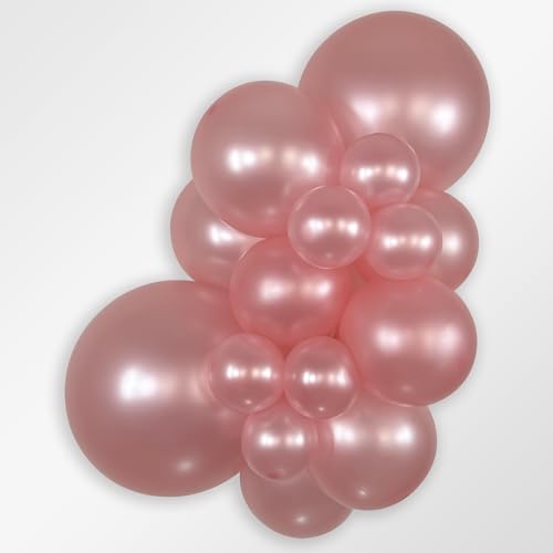 Sempertex 5 Inch Pearl Pink Balloons - 50 Pcs for Party Decor