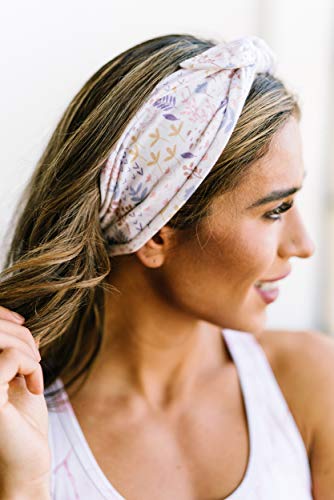 Blossom Maven Thread 4-Inch Wide Workout Headbands for Women 2-Pack