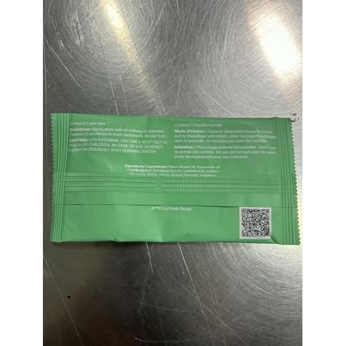 LA Fresh Makeup Remover Wipes with Vitamin E - Make up Remover for Face, Eyes, Lips - Face Travel Essentials - Case of 50ct Makeup Wipes