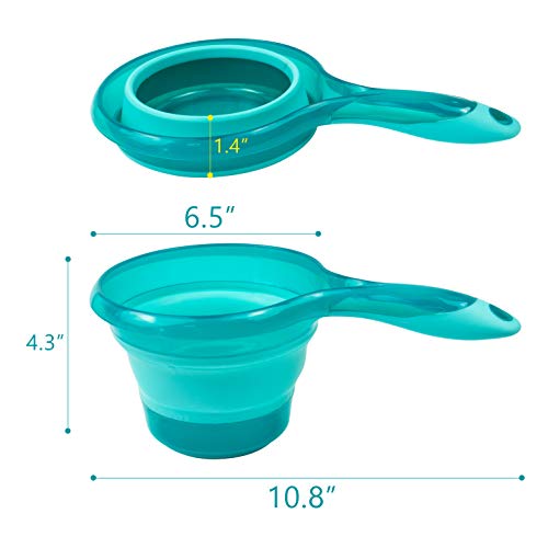 Collapsible Water Ladle for Kitchen & Bath - Space-Saving Spoon