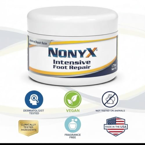 NONYX Intensive Foot Repair Balm for Dry, Cracked Heels
