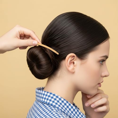Long Jumbo Bobby Pins for Thick Hair - Secure Hold Curved Hair Clips, 20 Pack