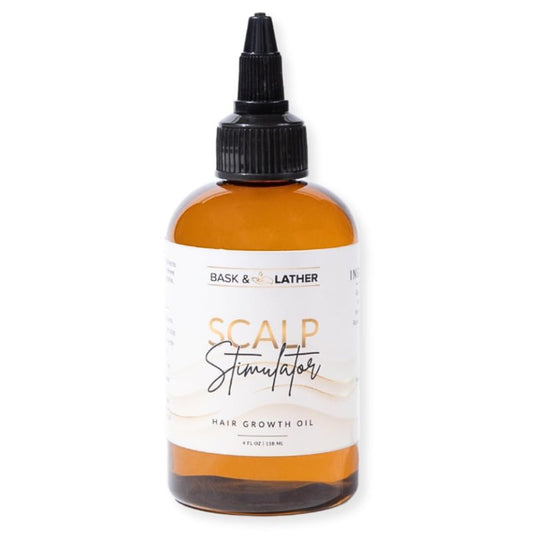 Scalp Stimulator Hair Growth Oil - Organic Mint & Rosemary Blend | 4 Fl Oz for All Hair Types