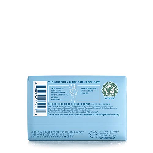 Mrs. Meyer's Clean Day Rain Water Bar Soap - 5.3 oz, Body & Hand Wash