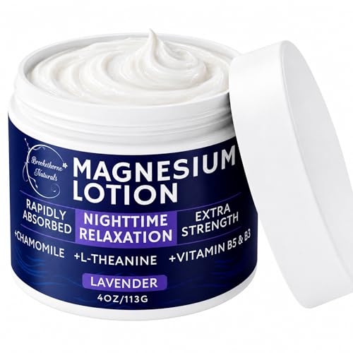 Brookethorne Naturals Nighttime Magnesium Sleep Lotion - Lavender & Chamomile