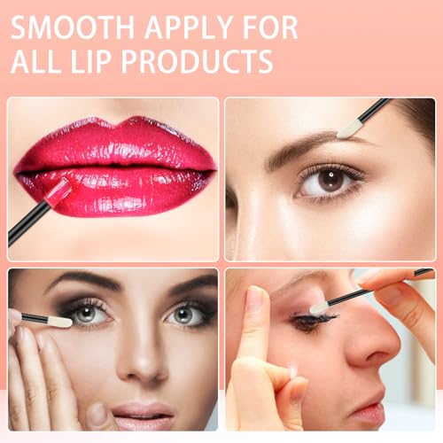 240 Disposable Lip Wands - Soft Flocking Applicator Brushes