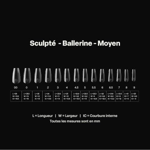 Apres Gel-X Coffin Nail Tips | 280 Soft Tips in 14 Sizes