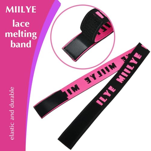 MIILYE Waterproof Lace Wig Glue 38ml Strong Hold Hair Adhesive with Headband