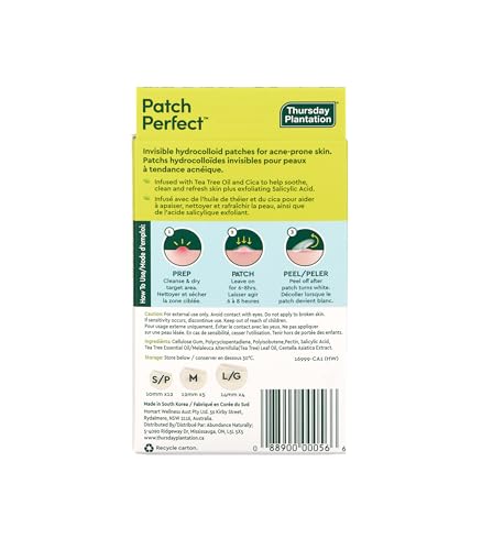 Thursday Plantation Invisible Hydrocolloid Patches with Tea Tree & Salicylic Acid - 21 Count