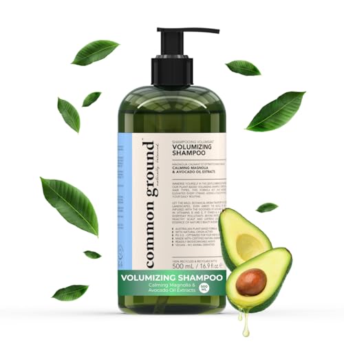 Common Ground Volumizing Shampoo 16.9 oz - Vegan, Paraben-Free, Botanical Magnolia