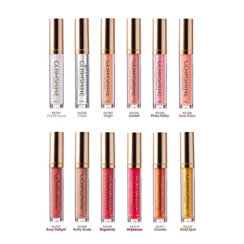 Kiss Glam Shine Vita Lip Gloss - Ultra Shiny Gold Spot