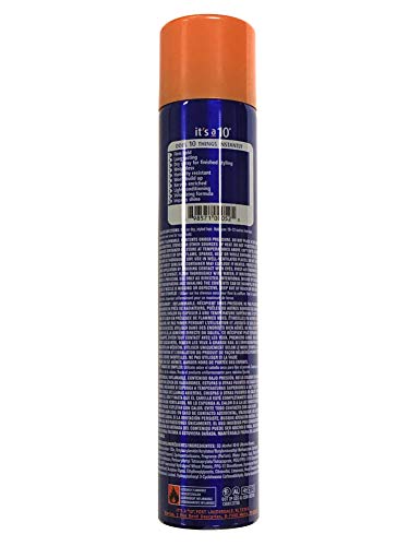 It's A 10 Miracle Super Hold Finishing Spray with Keratin - 10 Oz