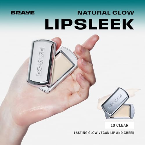 BRAYE LIPSLEEK 2-in-1 Vegan Cream Blush and Hydrating Lip Balm - Clear