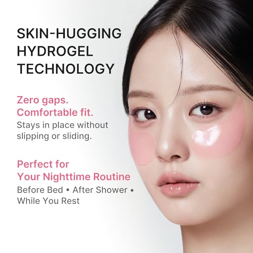 medicube PDRN Caffeine Collagen Eye Patch | Gel Eye Patches for the appearance of Dark Circles, Undereye Bags | Firming, Age-Defying Care with Retinol, Collagen | Korean Skincare | 30 Pairs