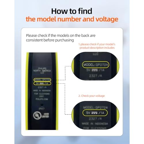 5V Fast Charger Fit for Philips Norelco One Blade 360 QP2724 QP2834, Wet&Dry Series 2000 2400, QP1924 QP4631 QP6542 QP6552 QP4530 QP1324 MG3919 MG7910 MG5910 MG9510 MG9525 for Phillips Shaver