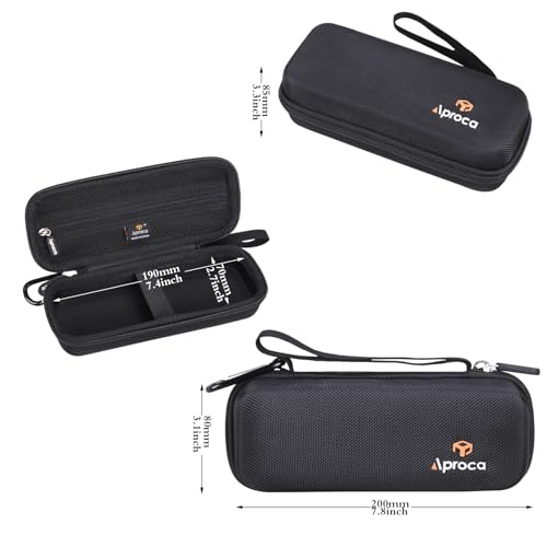 Aproca Hard Travel Case for COSLUS T40 Mini Water Flosser - Black
