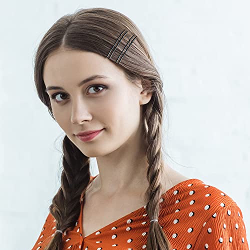AITRAI 200 Pcs Black Bobby Pins & U-Shaped Hair Pins Kit with Box, 2.4 Inch