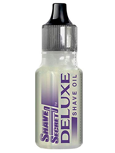 Shave Secret Deluxe Shaving Oil 18.75ml - 2 Pack, Natural Moisturizing Pre-Shave Oil