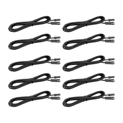 HAMRVL 10-Pack 2m Flexible Extension Cables for Under Cabinet Lighting