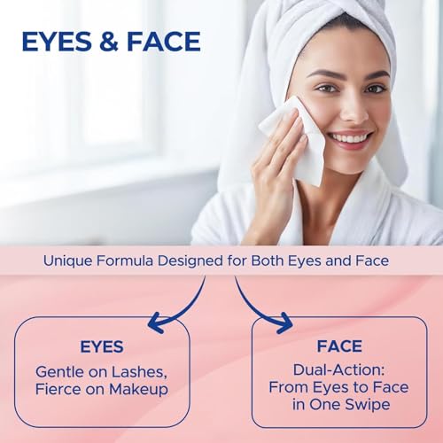 Dr. Fischer Eyelid & Lash Makeup Remover Wipes - Hypoallergenic & Gentle