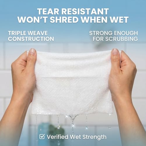 Eva Naturals XL Disposable Face Towels, 50ct - Eco-Friendly Viscose