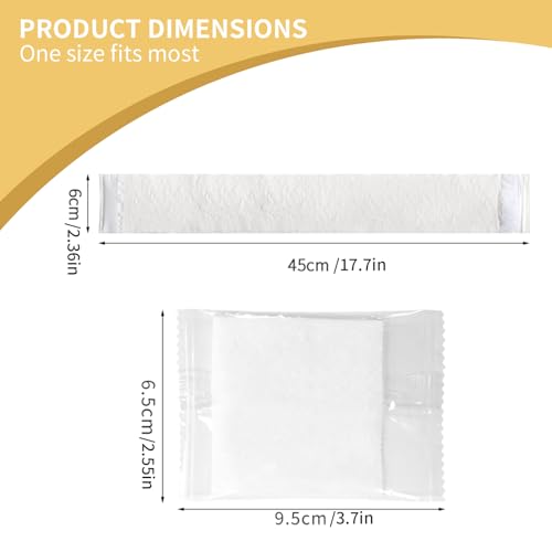 MoyRetty 40-Pack Disposable Elastic Facial Headbands for Spa & Skincare - Adjustable & Soft