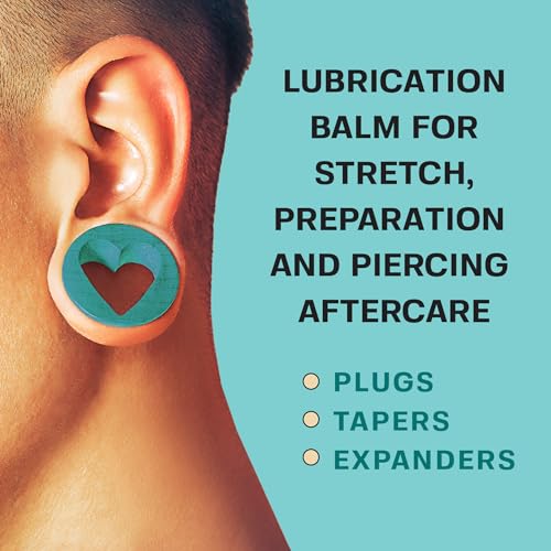 Base Laboratories Ear Stretching Balm - Natural Aftercare for Gauges