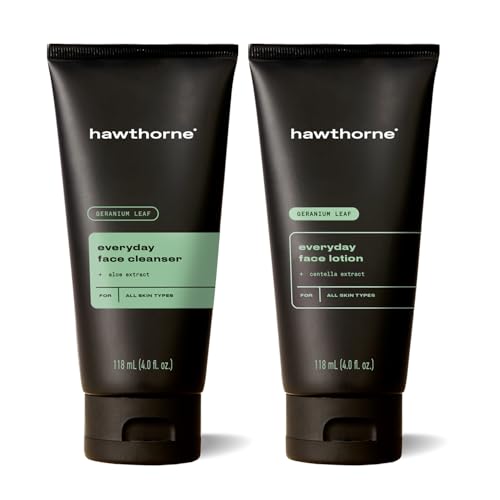 Hawthorne Everyday Men’s Skin Care Kit - Natural Face Wash & Moisturizer